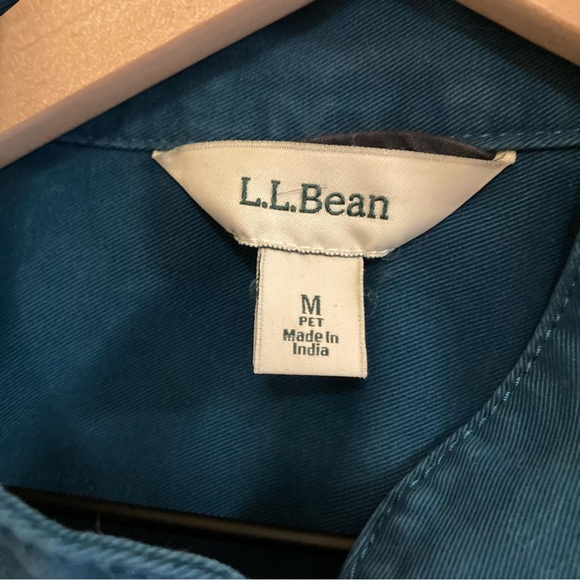 LL BEAN Pima cotton soft blazer, size M petite - Picture 2 of 5